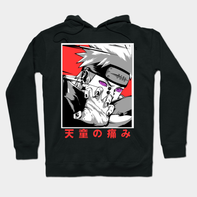 Pain Red Cloud Akatsuki - Naruto Anime Hoodie by Otaku Vibes