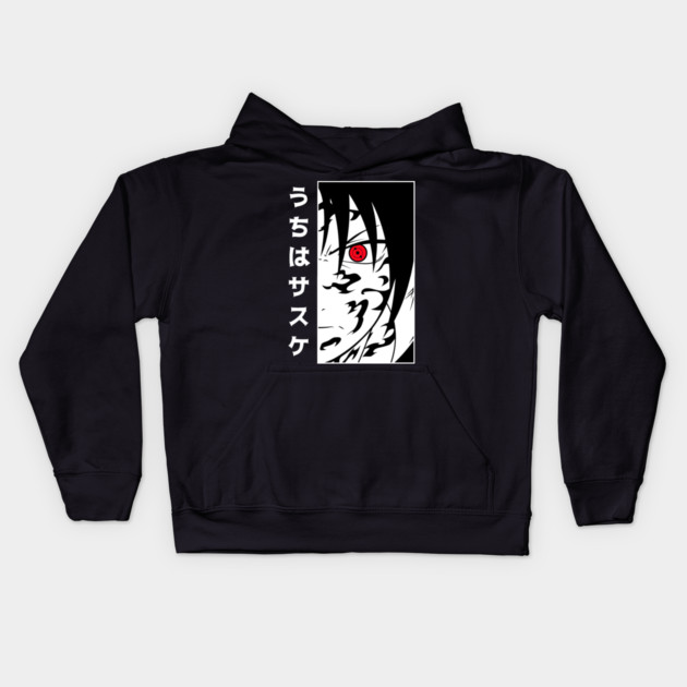 Sasuke Cursed Mark Cool Art Kids Hoodie by Otaku Vibes