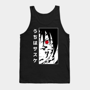 Sasuke Cursed Mark Cool Art Tank Top