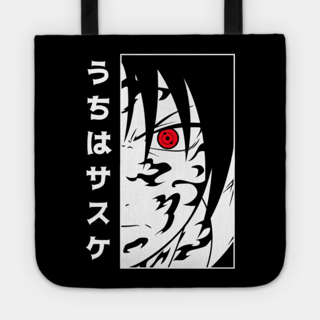 Sasuke Cursed Mark Cool Art Tote by Otaku Vibes