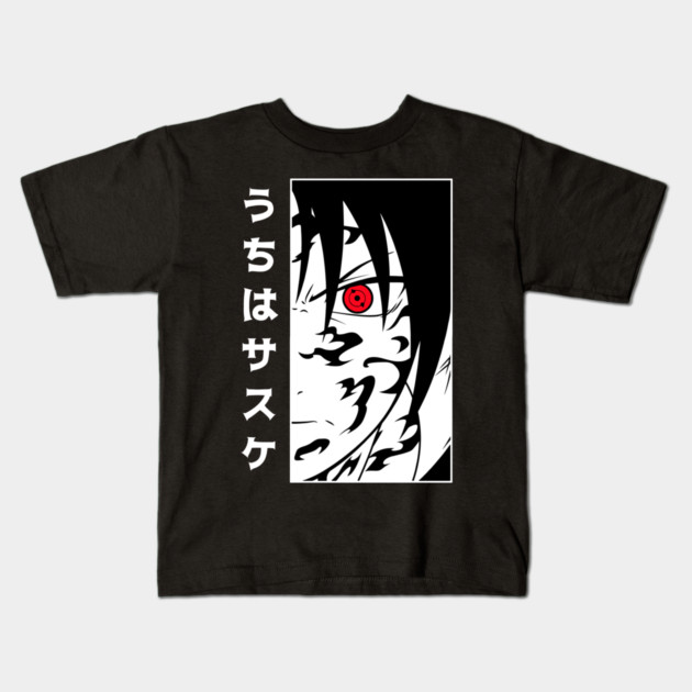 Sasuke Cursed Mark Cool Art Kids T-Shirt by Otaku Vibes