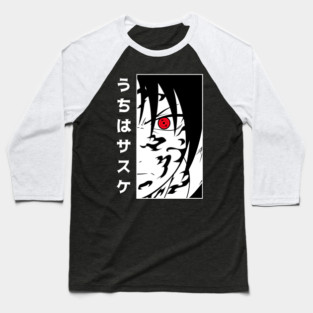 Sasuke Cursed Mark Cool Art Baseball T-Shirt
