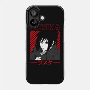 Sasuke Uchiha Sharingan Power - Naruto Anime Phone Case