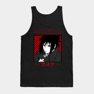 Sasuke Uchiha Sharingan Power - Naruto Anime Tank Top