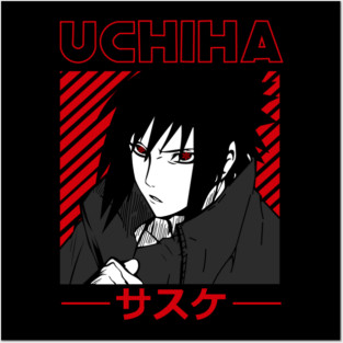 Sasuke Uchiha Sharingan Power - Naruto Anime Posters and Art
