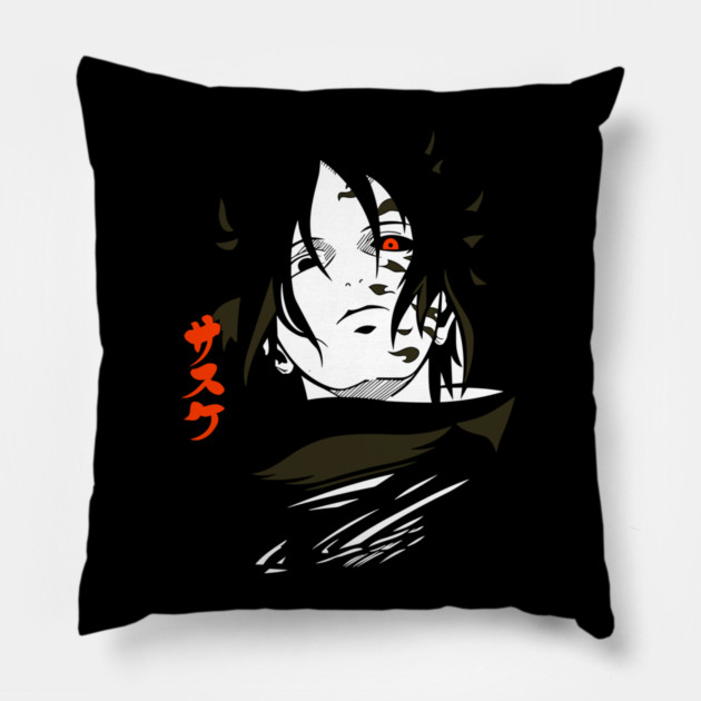 Sasuke Cursed Mark Cool Art Pillow by Otaku Vibes