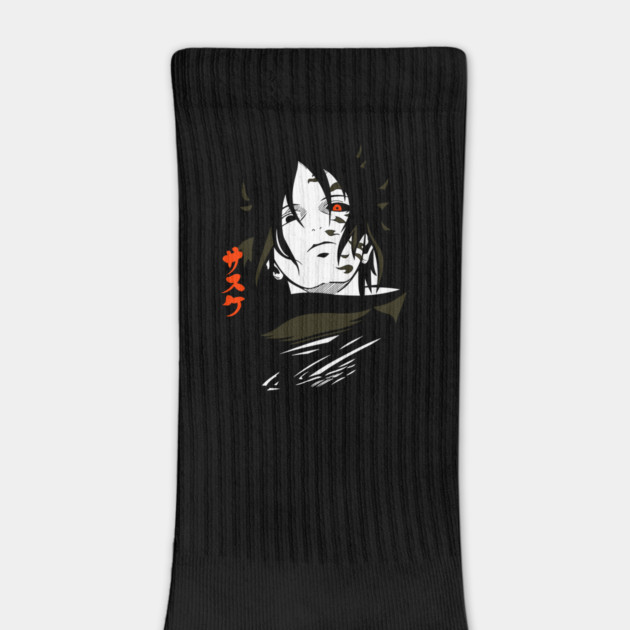 Sasuke Cursed Mark Cool Art by Otaku Vibes