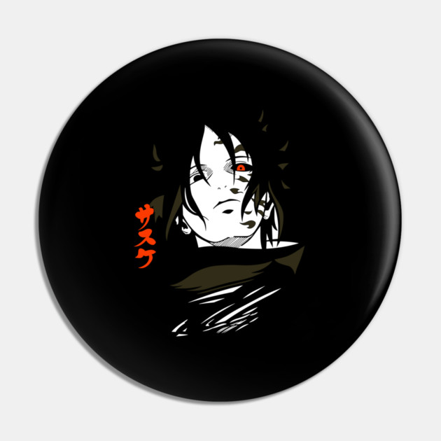 Sasuke Cursed Mark Cool Art Pin by Otaku Vibes