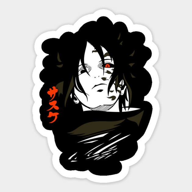 Sasuke Cursed Mark Cool Art Magnet by Otaku Vibes