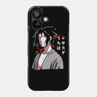 Uchiha Sasuke Cool Art - Naruto Anime Phone Case