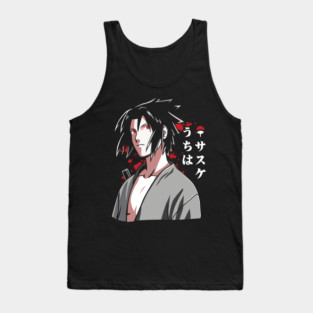 Uchiha Sasuke Cool Art - Naruto Anime Tank Top
