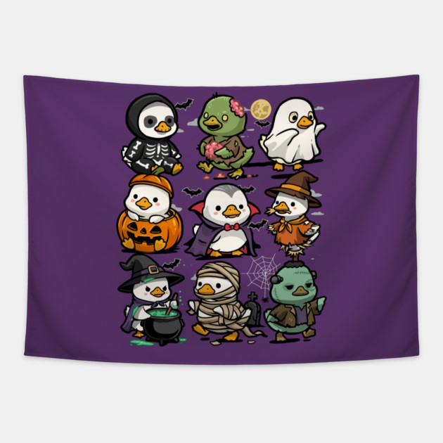 Spooky Ducks Tapestry by GoshWow®
