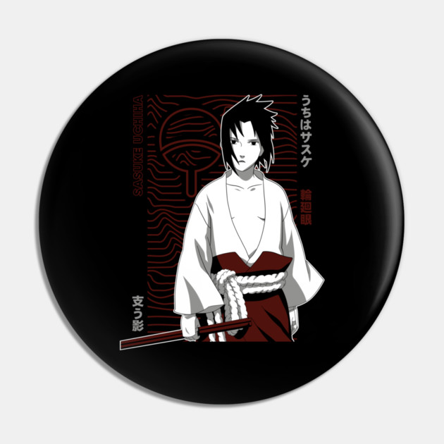 Sasuke and Rinnegan Eye Art - Naruto Pin by Otaku Vibes