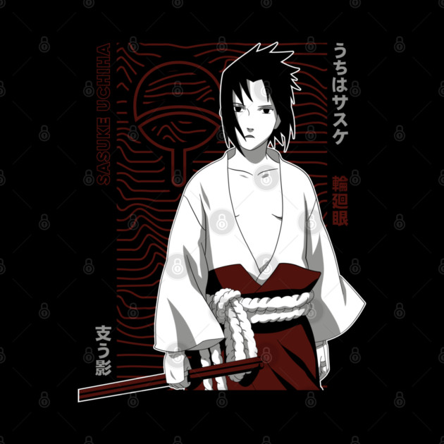 Sasuke and Rinnegan Eye Art - Naruto by Otaku Vibes