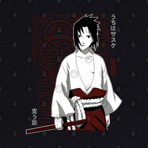 Sasuke and Rinnegan Eye Art - Naruto by Otaku Vibes