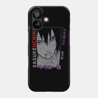 Sasuke and Rinnegan Eye Art - Naruto Phone Case