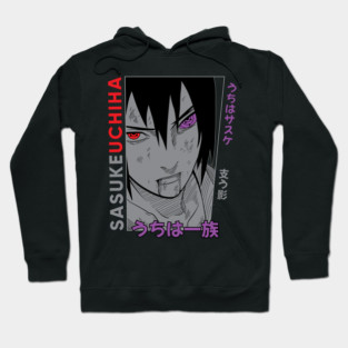 Sasuke and Rinnegan Eye Art - Naruto Hoodie