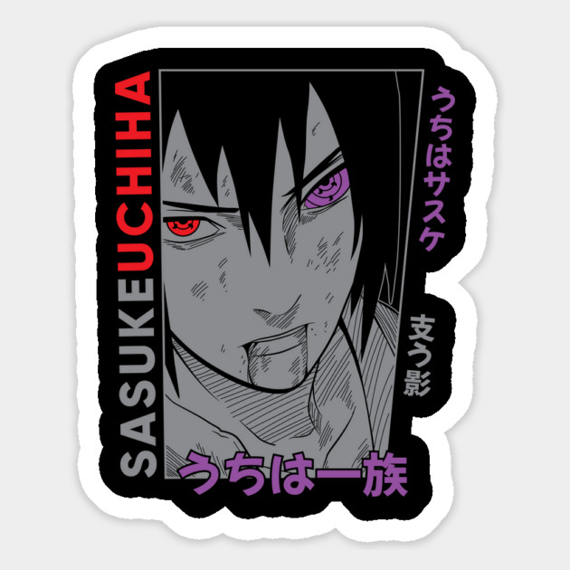 Sasuke and Rinnegan Eye Art - Naruto Magnet by Otaku Vibes