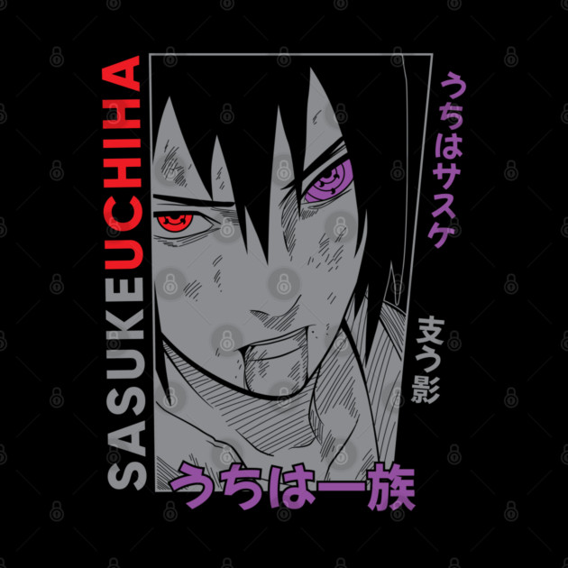 Sasuke and Rinnegan Eye Art - Naruto by Otaku Vibes