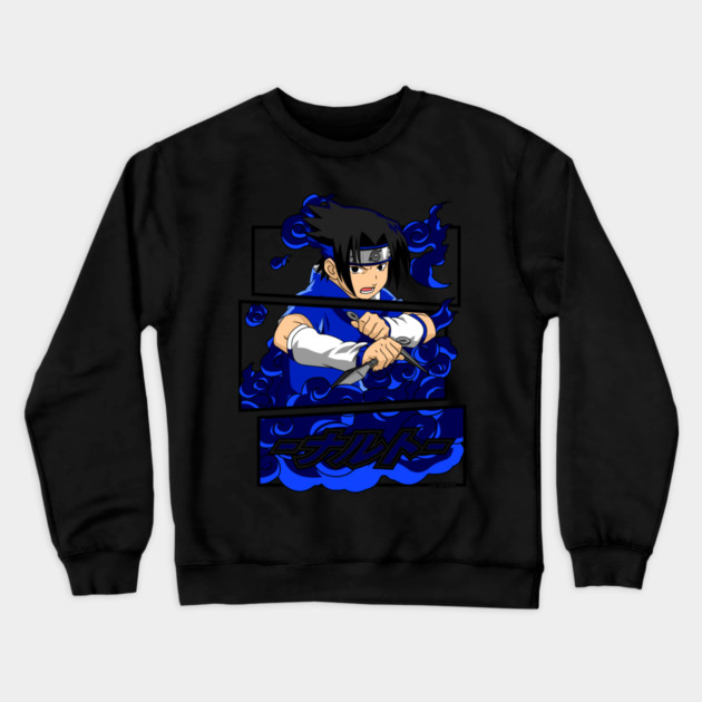 Sasuke Uchiha - Naruto Anime Crewneck Sweatshirt by Otaku Vibes