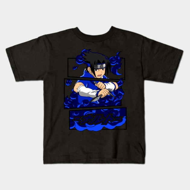 Sasuke Uchiha - Naruto Anime Kids T-Shirt by Otaku Vibes