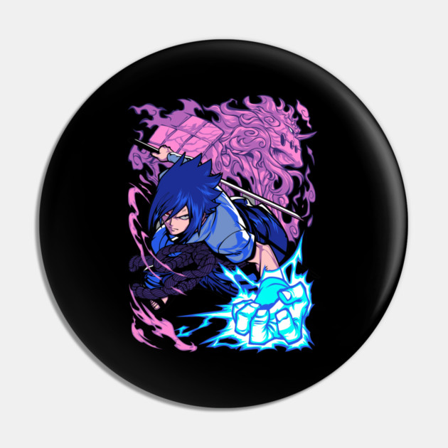 Sasuke Uchiha Sharingan - Naruto Anime Pin by Otaku Vibes