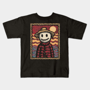 Happy Scarecrow | The Cheerful Pumpkin Patch Friend Kids T-Shirt