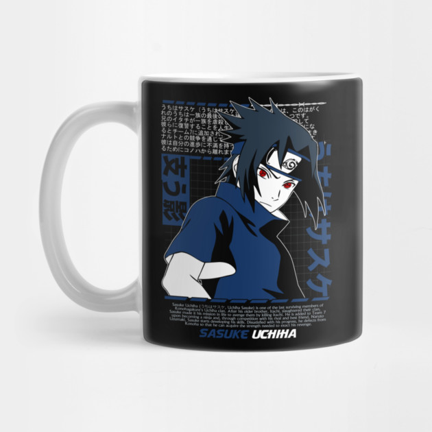 Sasuke Uchiha Sharingan - Naruto Anime by Otaku Vibes