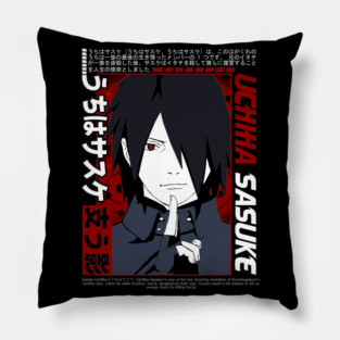 Old Uchiha Sasuke - Naruto Anime Pillow