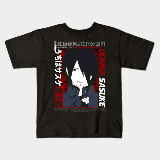 Old Uchiha Sasuke - Naruto Anime Kids T-Shirt by Otaku Vibes