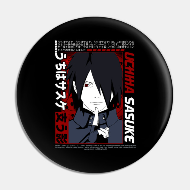 Old Uchiha Sasuke - Naruto Anime Pin by Otaku Vibes