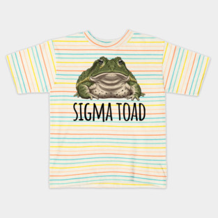 Sigma Toad, Be The Toad, The Rizz Sigma Lone Toad Kids T-Shirt