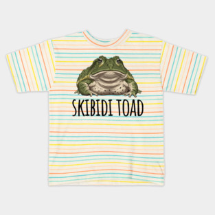 Skibidi Toad, because of course it is, bruh Kids T-Shirt