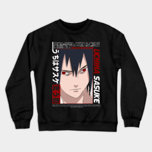 Uchiha Sasuke Sharingan - Naruto Anime Crewneck Sweatshirt