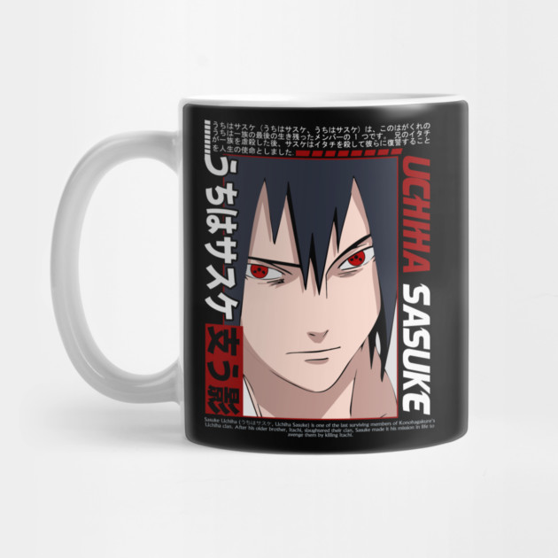 Uchiha Sasuke Sharingan - Naruto Anime by Otaku Vibes