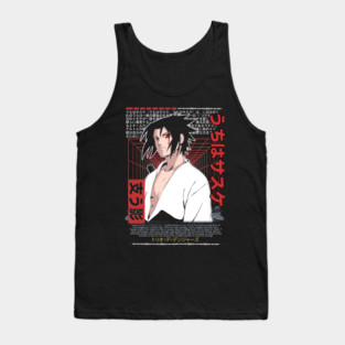 Uchiha Sasuke Cool Art - Naruto Anime Tank Top