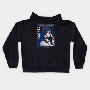 Young Sasuke Cool Art - Naruto Anime Kids Hoodie