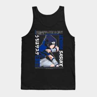 Young Sasuke Cool Art - Naruto Anime Tank Top