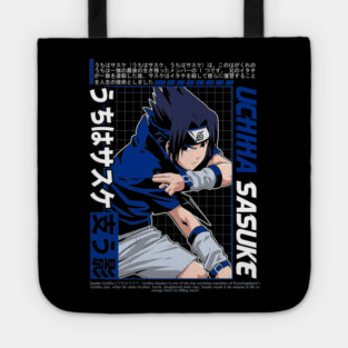 Young Sasuke Cool Art - Naruto Anime Tote