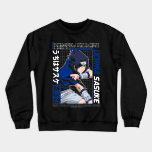 Young Sasuke Cool Art - Naruto Anime Crewneck Sweatshirt