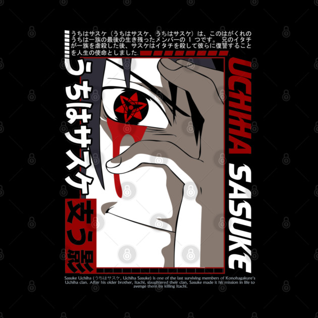 Sasuke Mangekyo Sharingan - Naruto Anime by Otaku Vibes