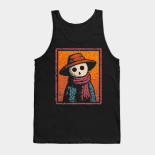 Haunted Scarecrow | The Creepy Cornfield Dweller Tank Top