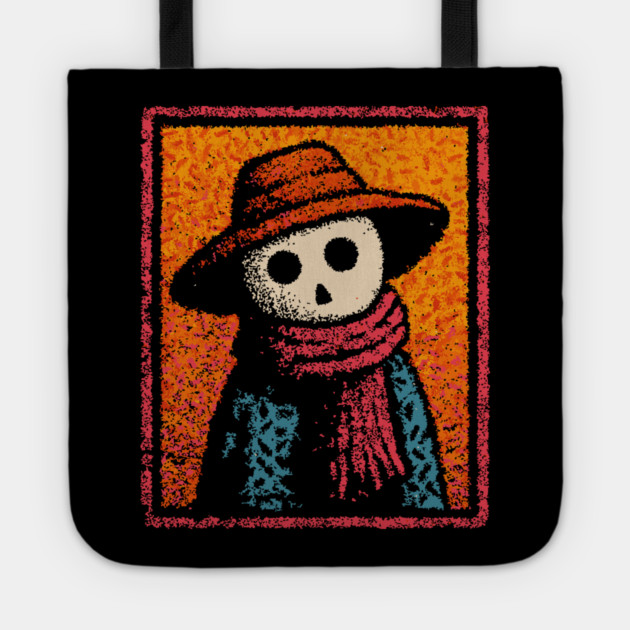 Haunted Scarecrow | The Creepy Cornfield Dweller Tote by TuncGK