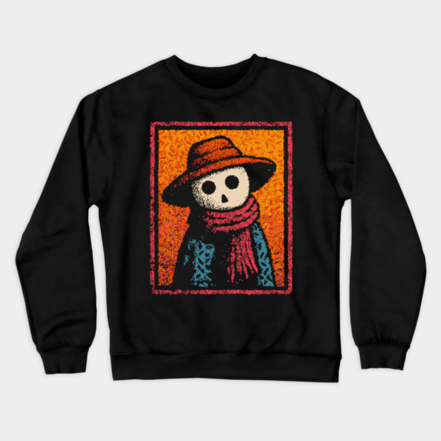Haunted Scarecrow | The Creepy Cornfield Dweller Crewneck Sweatshirt by TuncGK