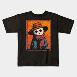 Haunted Scarecrow | The Creepy Cornfield Dweller Kids T-Shirt