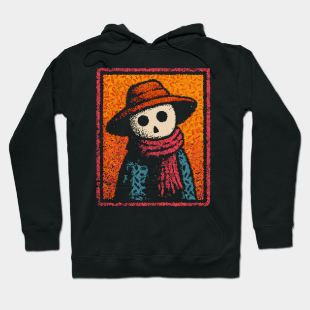 Haunted Scarecrow | The Creepy Cornfield Dweller Hoodie by TuncGK