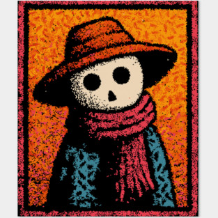 Haunted Scarecrow | The Creepy Cornfield Dweller Posters and Art