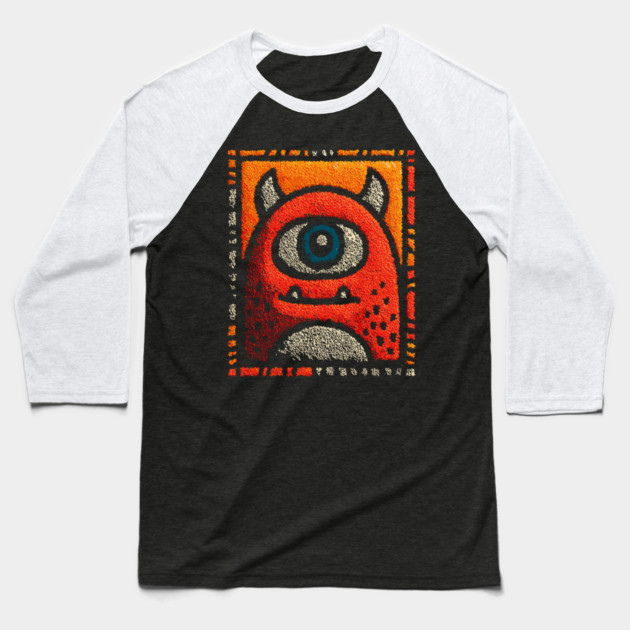 Gentle Cyclops | The Misunderstood Monster Baseball T-Shirt by TuncGK
