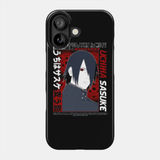 Uchiha Sasuke Mangekyo Sharingan Cool Art Phone Case