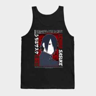 Uchiha Sasuke Mangekyo Sharingan Cool Art Tank Top